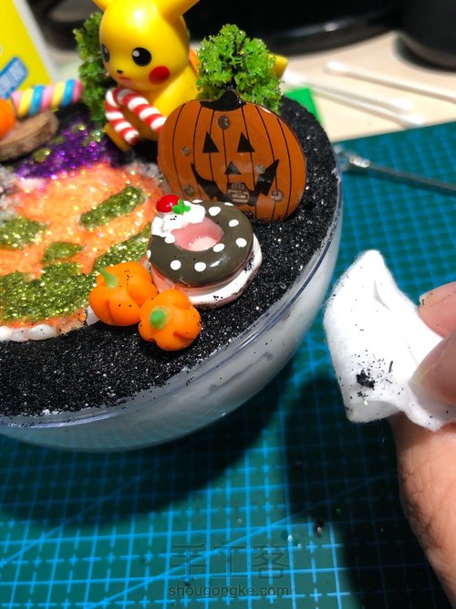 🎃万圣节精灵球微缩景观降临👻售材料包成品 第20步