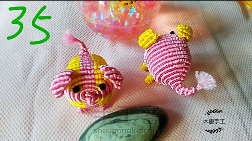 立体绳编 第1步