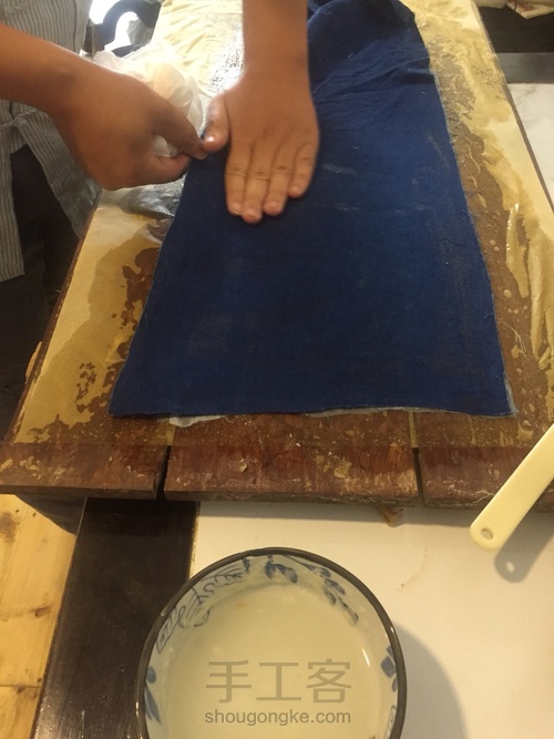 植物染云朵斜挎包包 第2步