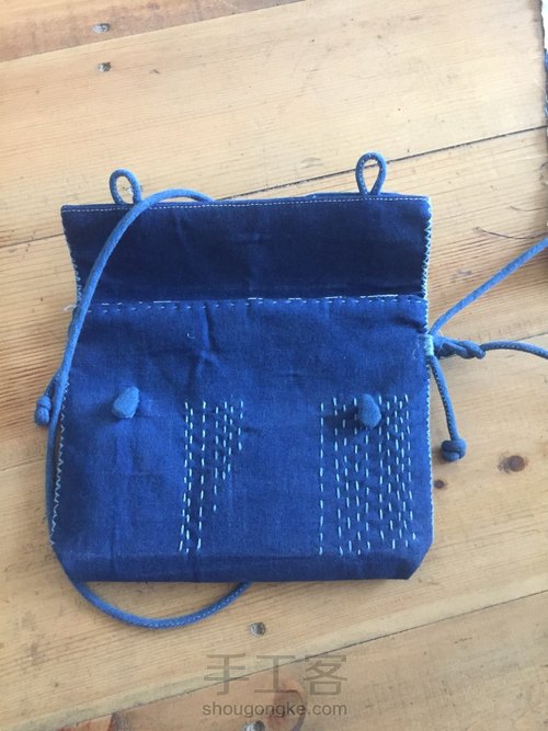 植物染云朵斜挎包包 第5步