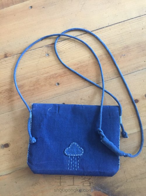 植物染云朵斜挎包包 第6步