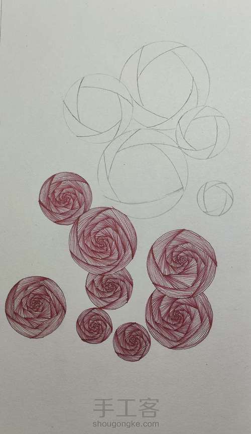 玫瑰 第2步