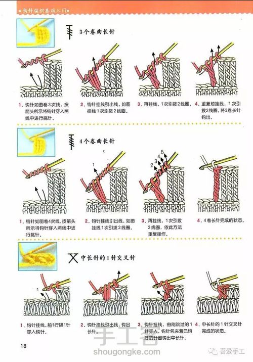 钩针基础(转) 第10步