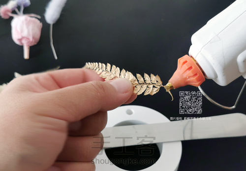 抗击疫情，精油香薰——永生花扩香石 第4步