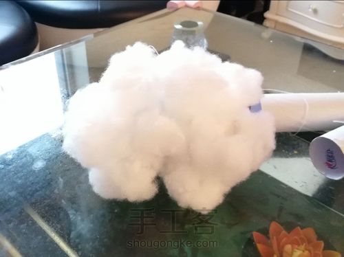 不织布情侣小云彩挂件 第4步