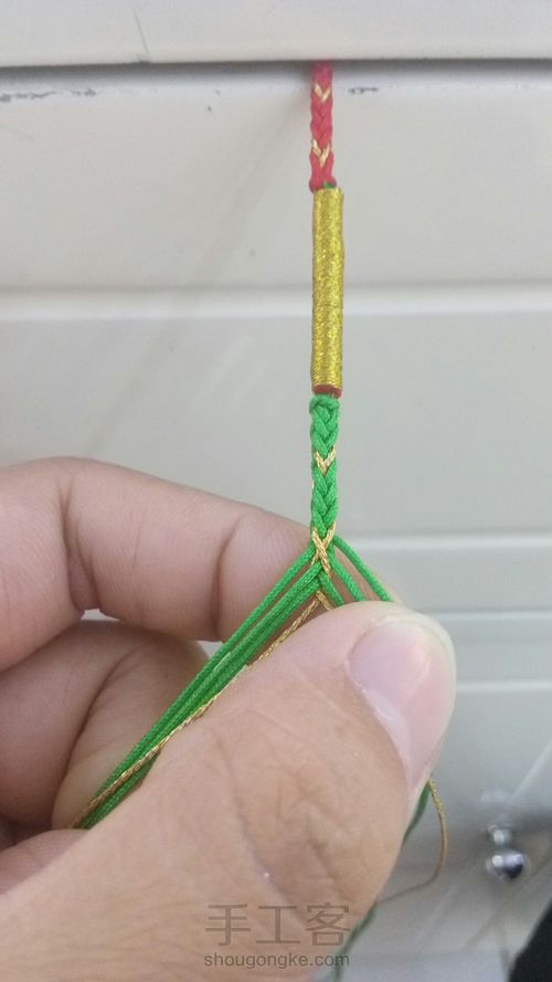 撞色~项绳🇧🇫🇧🇫 第10步