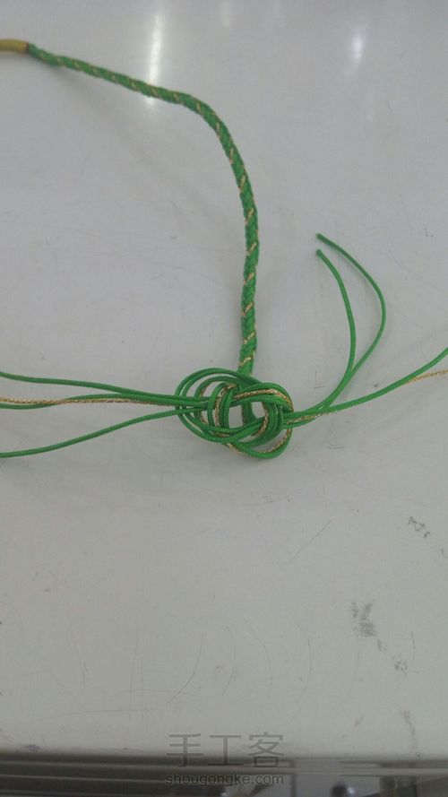 撞色~项绳🇧🇫🇧🇫 第12步