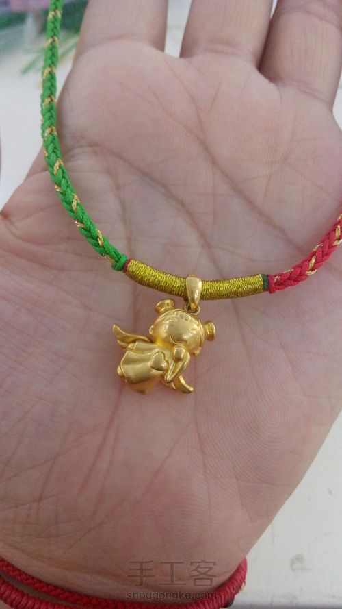 撞色~项绳🇧🇫🇧🇫 第15步