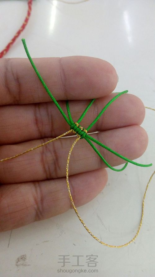 撞色~项绳🇧🇫🇧🇫 第16步