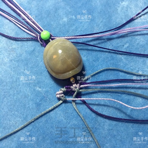 珊瑚玉富甲天下手绳～富甲·盼 第40步