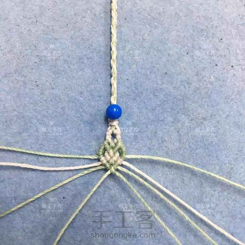 珊瑚玉小铃铛手绳～简 第33步