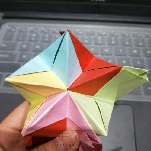 花球/几何折纸/立体折纸/组合折纸——俄罗斯花球 第27步