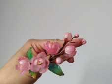 热缩片制作的海棠花