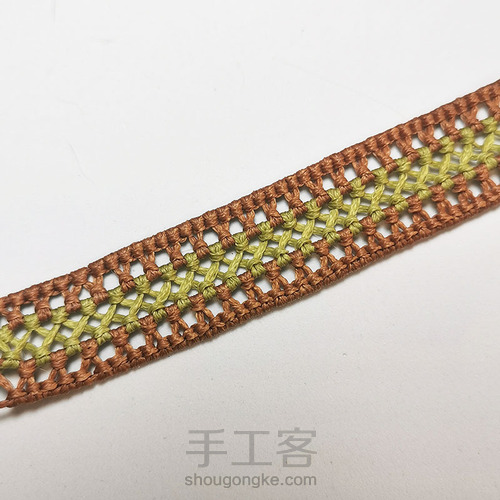 macrame包石头拼色法 第11步