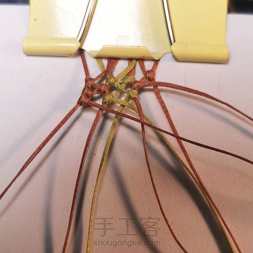 macrame包石头拼色法 第8步