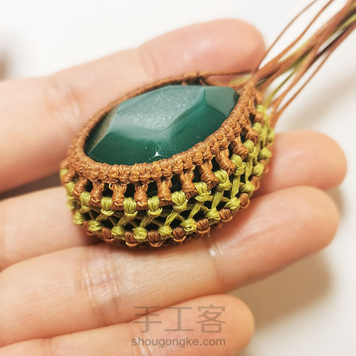 macrame包石头拼色法 第17步