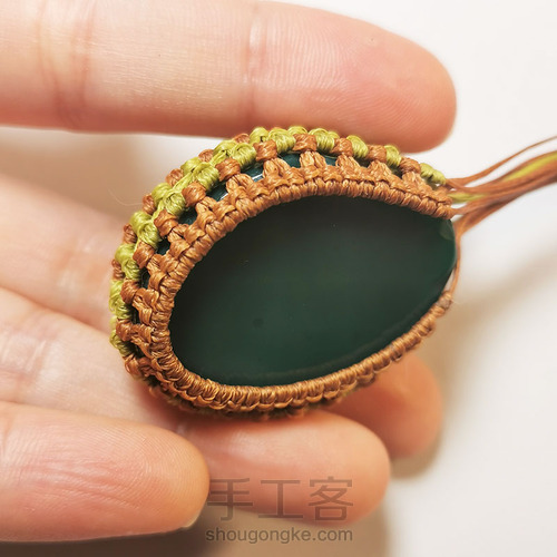 macrame包石头拼色法 第15步