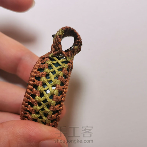 macrame包石头拼色法 第45步