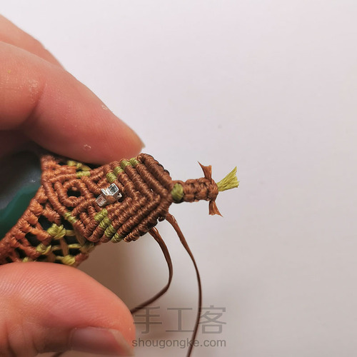 macrame包石头拼色法 第40步