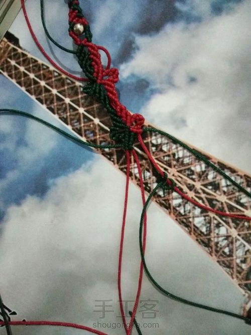 圣诞主题手链 第16步