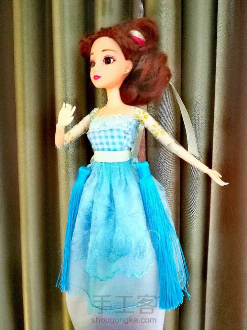 手残党手缝礼服 第36步