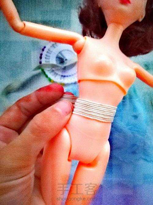 手残党手缝礼服 第9步