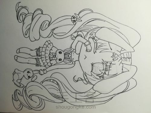 动漫少女『兔』 第13步