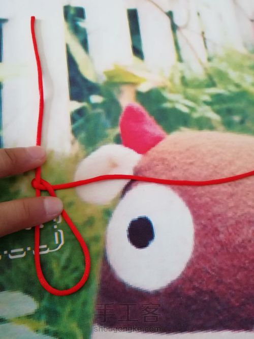 中国风绳编手链 第1步