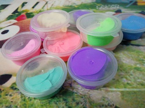 超轻粘土马卡龙 第1步