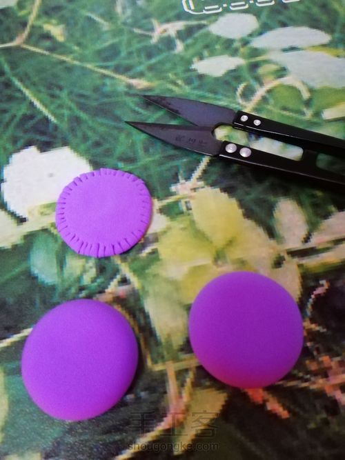 超轻粘土马卡龙 第2步