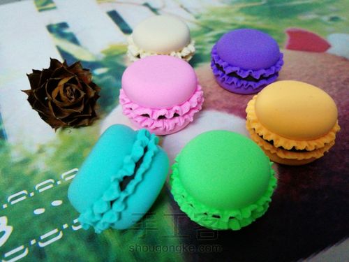 超轻粘土马卡龙 第5步