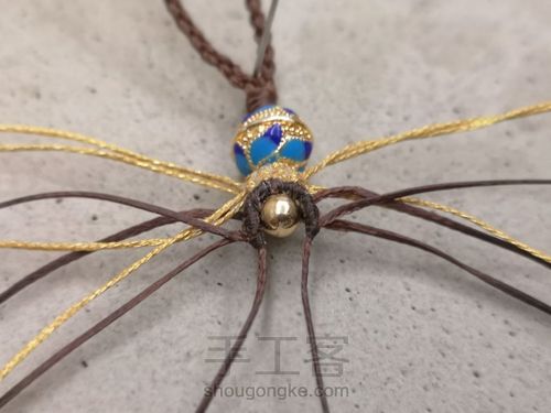 旗开得胜双面小挂件 第14步