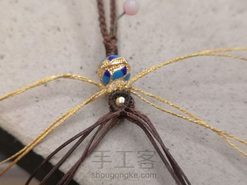 旗开得胜双面小挂件 第16步