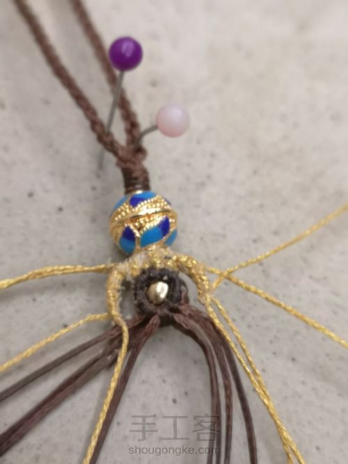 旗开得胜双面小挂件 第17步