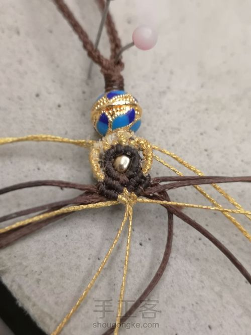 旗开得胜双面小挂件 第20步