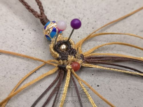 旗开得胜双面小挂件 第28步