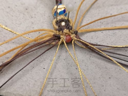 旗开得胜双面小挂件 第30步