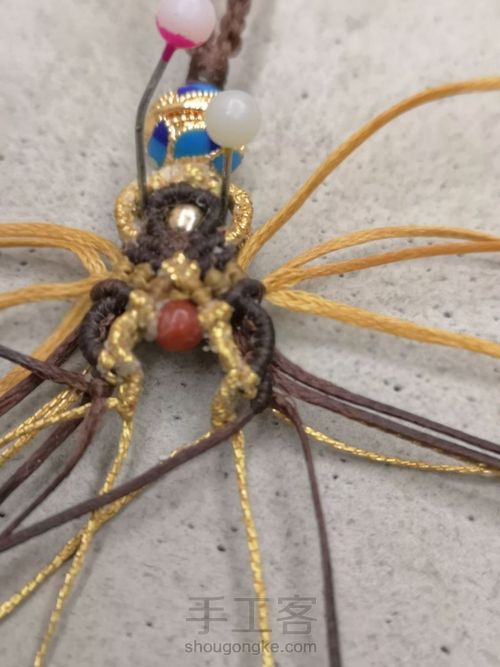 旗开得胜双面小挂件 第36步