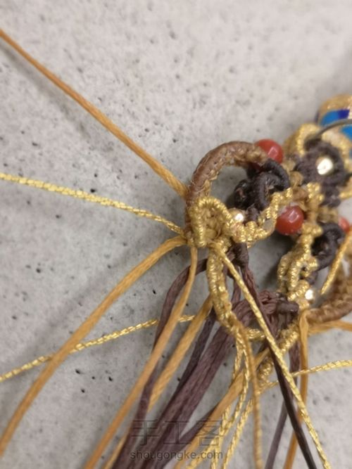 旗开得胜双面小挂件 第50步