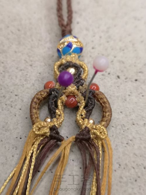 旗开得胜双面小挂件 第53步