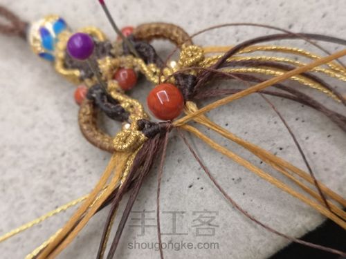 旗开得胜双面小挂件 第55步