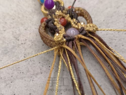 旗开得胜双面小挂件 第59步