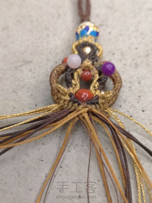 旗开得胜双面小挂件 第61步