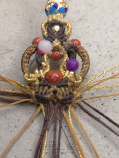 旗开得胜双面小挂件 第64步