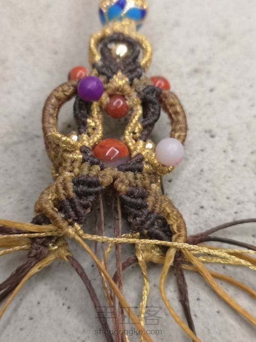 旗开得胜双面小挂件 第77步