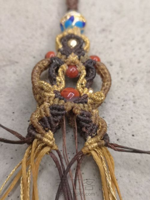 旗开得胜双面小挂件 第80步