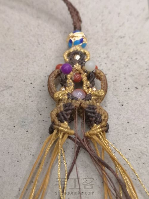 旗开得胜双面小挂件 第81步