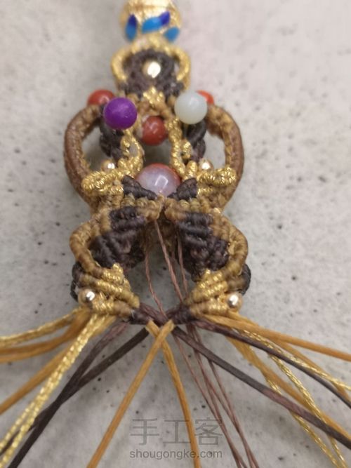 旗开得胜双面小挂件 第83步