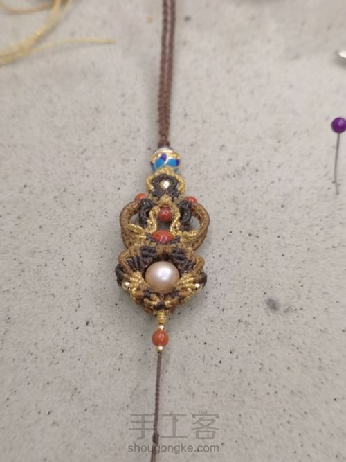 旗开得胜双面小挂件 第96步