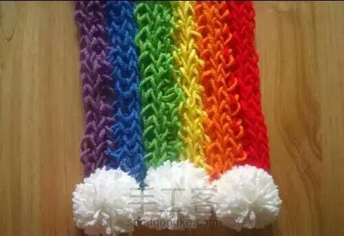 彩虹围巾 第12步